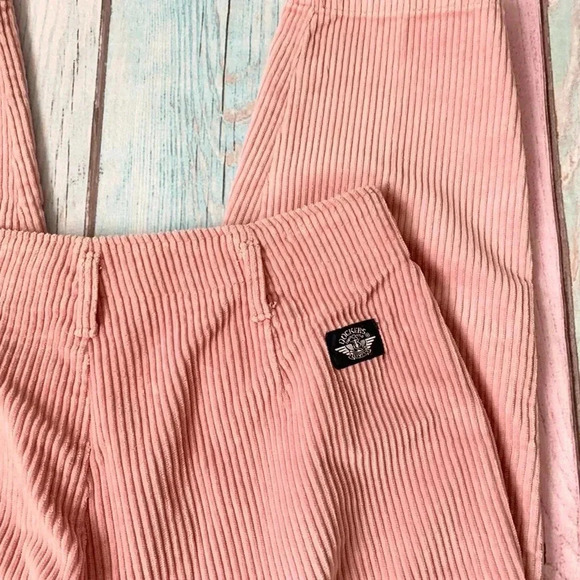 Pink corduroy Dockers high waist pants - Picture 8 of 9